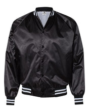 Load image into Gallery viewer, Augusta Sportswear - Satin Baseball Jacket Striped Trim - 3610