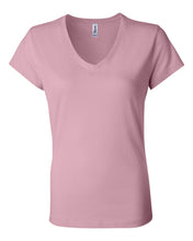 Load image into Gallery viewer, BELLA + CANVAS - Women’s Jersey V-Neck Tee - 6005