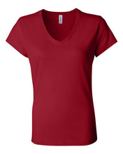 Load image into Gallery viewer, BELLA + CANVAS - Women’s Jersey V-Neck Tee - 6005