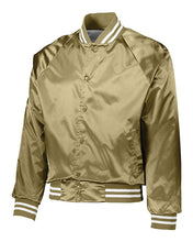 Load image into Gallery viewer, Augusta Sportswear - Satin Baseball Jacket Striped Trim - 3610