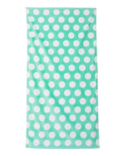 Load image into Gallery viewer, Carmel Towel Company - Polka Dot Velour Beach Towel - C3060P
