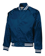 Load image into Gallery viewer, Augusta Sportswear - Satin Baseball Jacket Striped Trim - 3610
