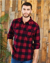 Load image into Gallery viewer, Burnside - Yarn-Dyed Long Sleeve Flannel Shirt
