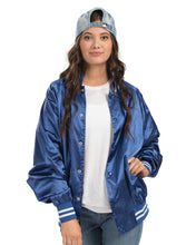 Load image into Gallery viewer, Augusta Sportswear - Satin Baseball Jacket Striped Trim - 3610
