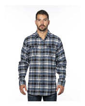 Load image into Gallery viewer, Burnside - Yarn-Dyed Long Sleeve Flannel Shirt
