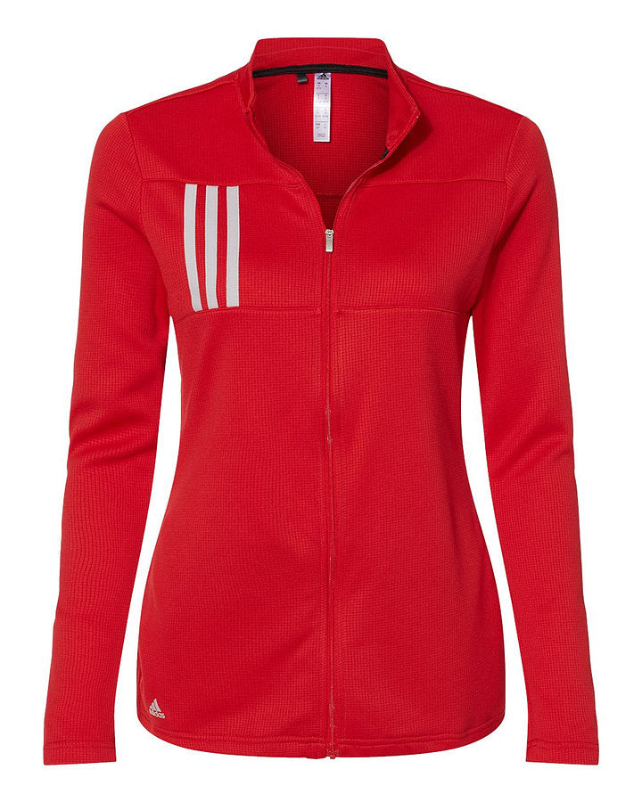 Women's Adidas 3-Stripes Double Knit Full-Zip