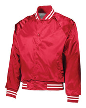 Load image into Gallery viewer, Augusta Sportswear - Satin Baseball Jacket Striped Trim - 3610
