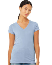 Load image into Gallery viewer, BELLA + CANVAS - Women’s Jersey V-Neck Tee - 6005
