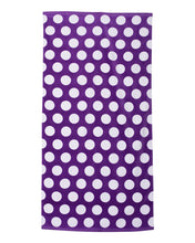 Load image into Gallery viewer, Carmel Towel Company - Polka Dot Velour Beach Towel - C3060P
